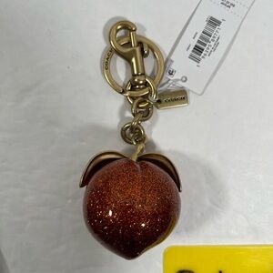 Coach The Summer Peach Bag Charm NWT